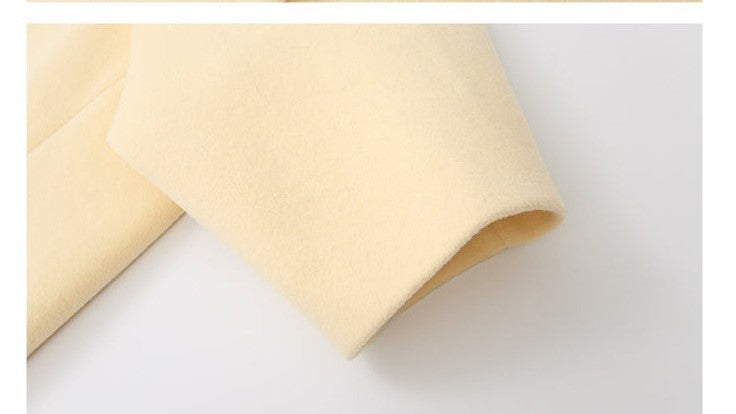 Ledi Wool coat wool concave cocoon wool coat - Debut