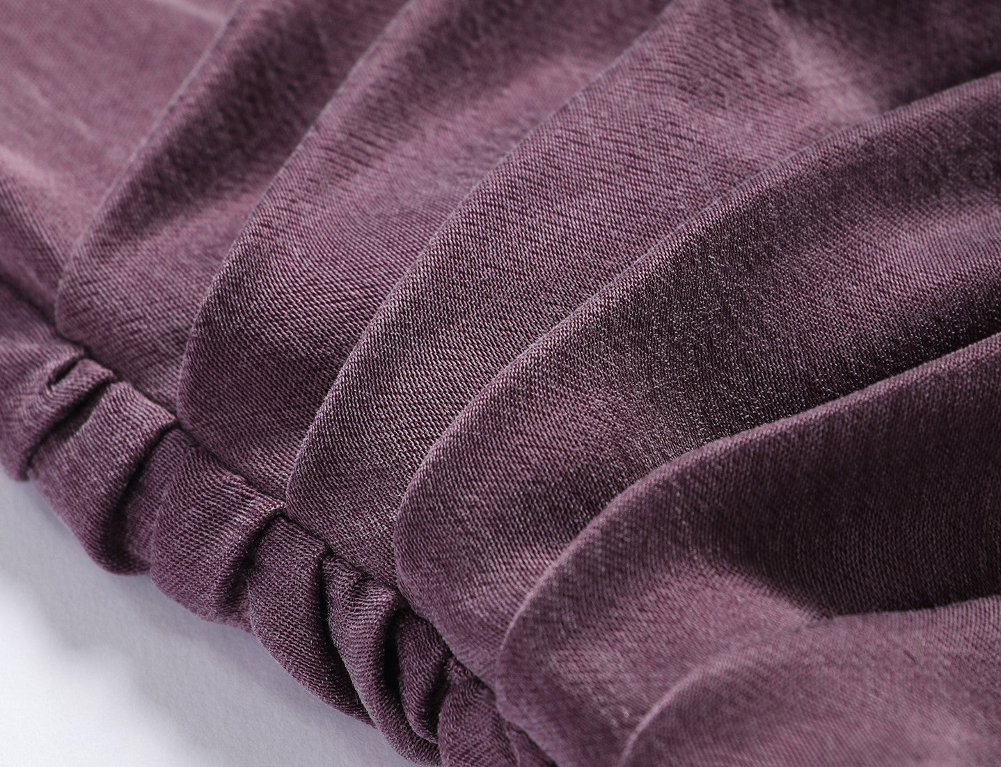 WANGXO | Sleek Cupro Asymmetrical Top and Highwaisted Pants Set -ELENORA.