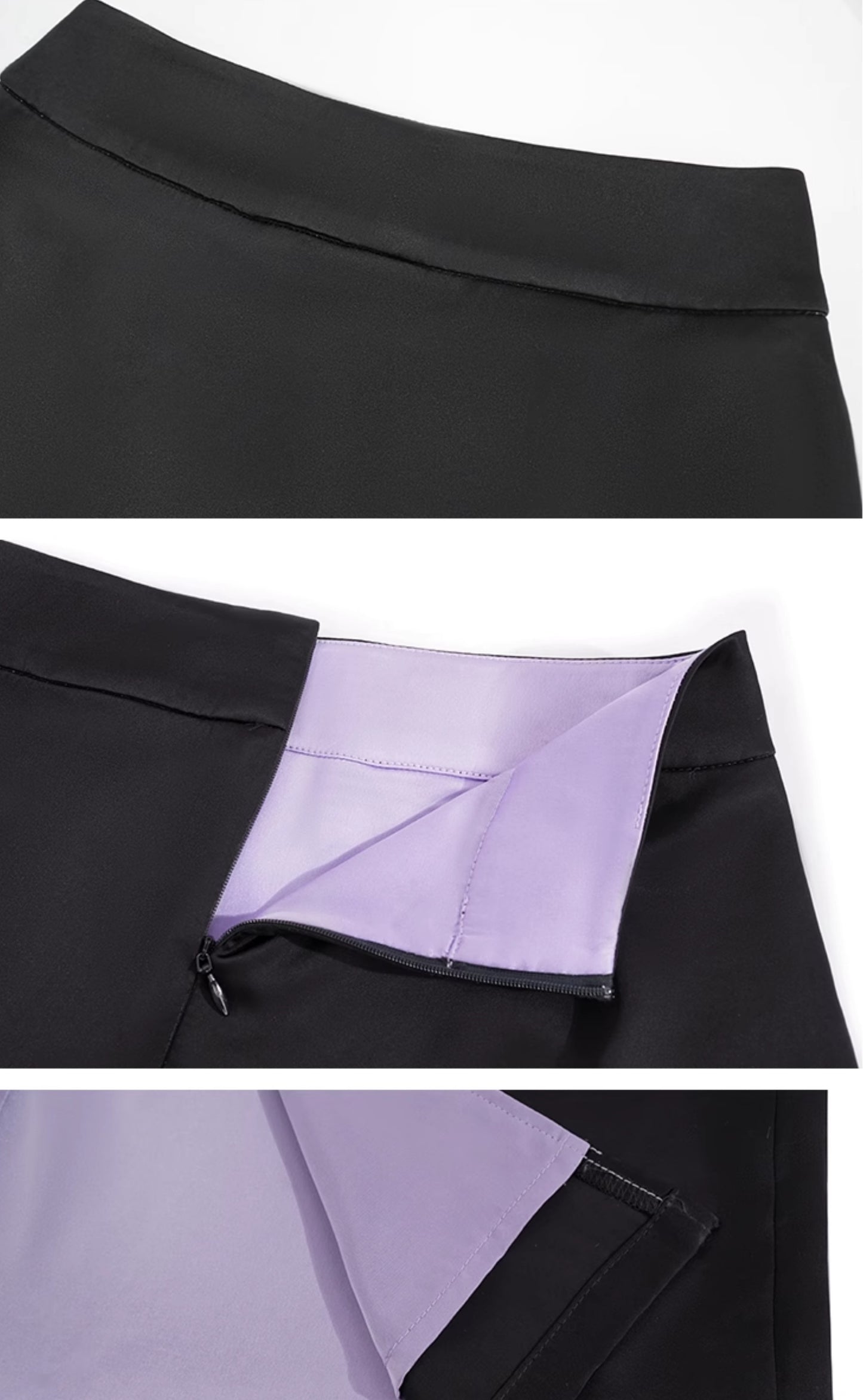 HECO acetate drape feeling thin long skirt women - great.