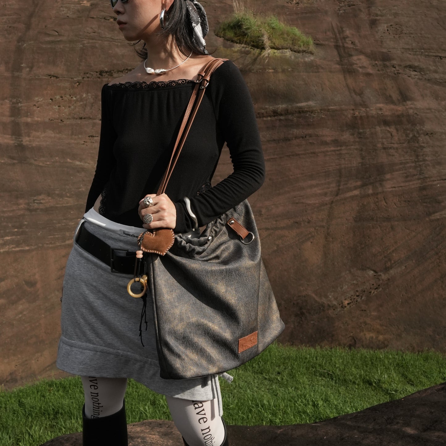 IUBALLET Woven Bucket Large Tote Bag - HEROM.