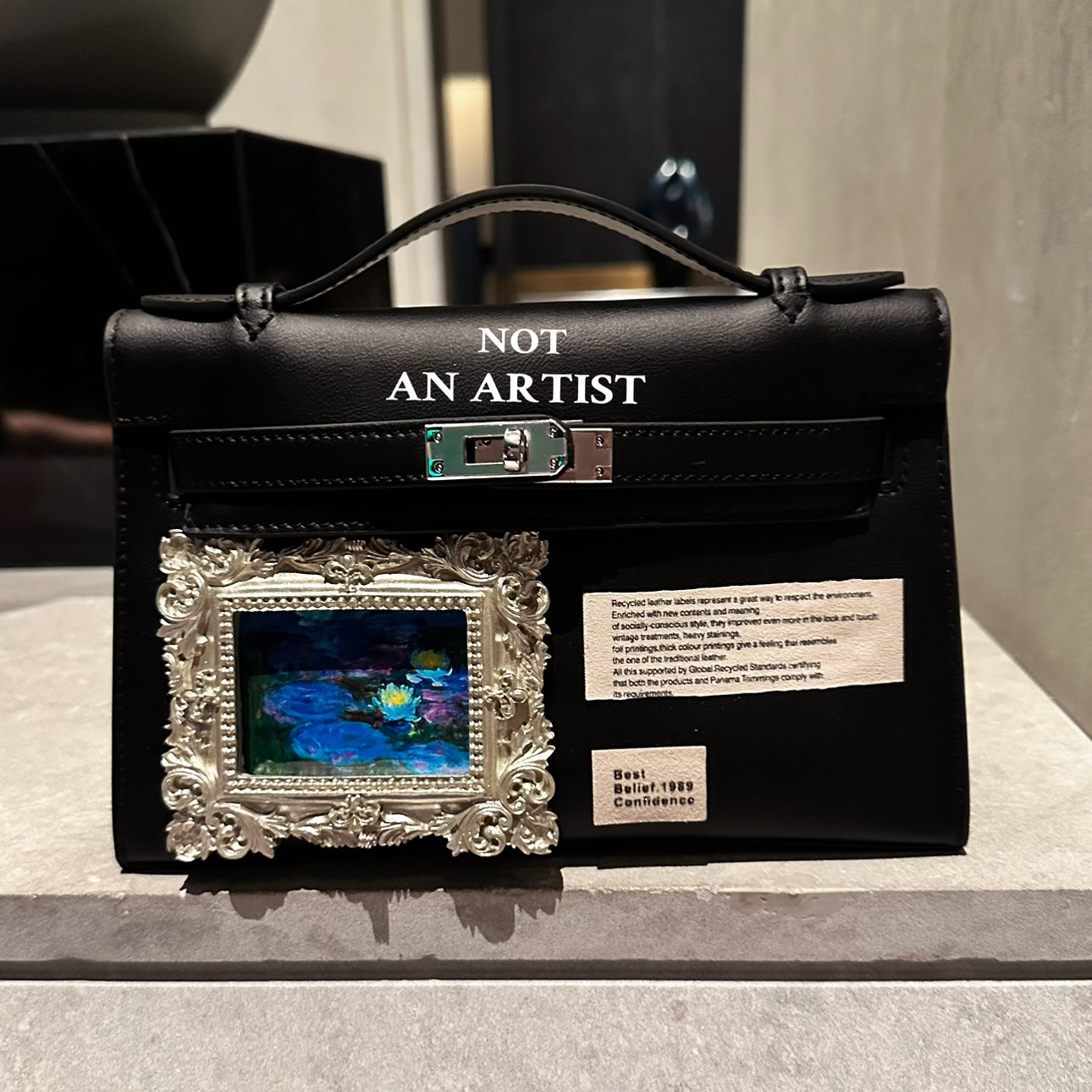 NOT AN ARTIST handmade hand-sewn baroque leather bag - MinKel