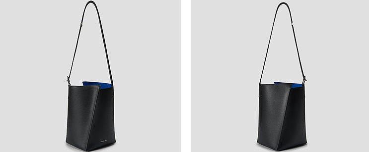 COMME MOI Lu Yan designer new women's irregular split barrel bag shoulder bag - FAITH.