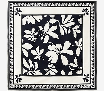 COMME MOI summer women's double-sided printed silk scarf - NINA.