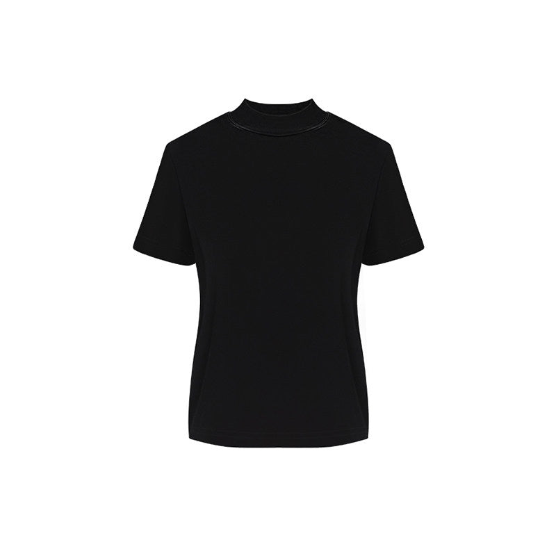 TUYUE slim crew neck casual top - BRENT.