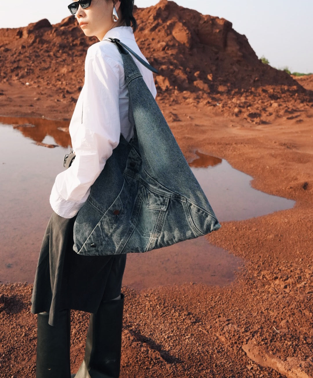 IUBALLET One-Shoulder Hobo Large Bag - GROWN.