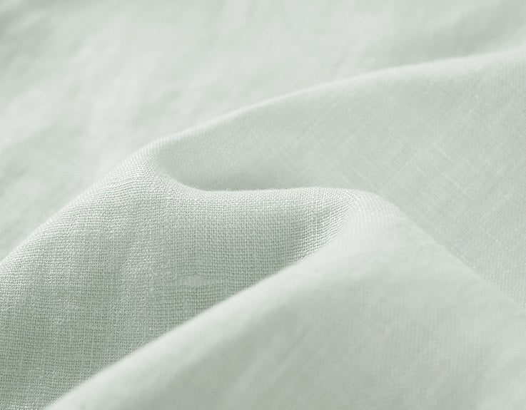 COMME MOI Linen High Waist Wide-leg Pants - THOMAS.