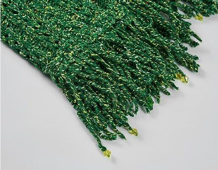 COMME MOI Lv Yan Designer Spring Women's V-Neck Sandwich Color Cutout Knit Dress - NATALIE.