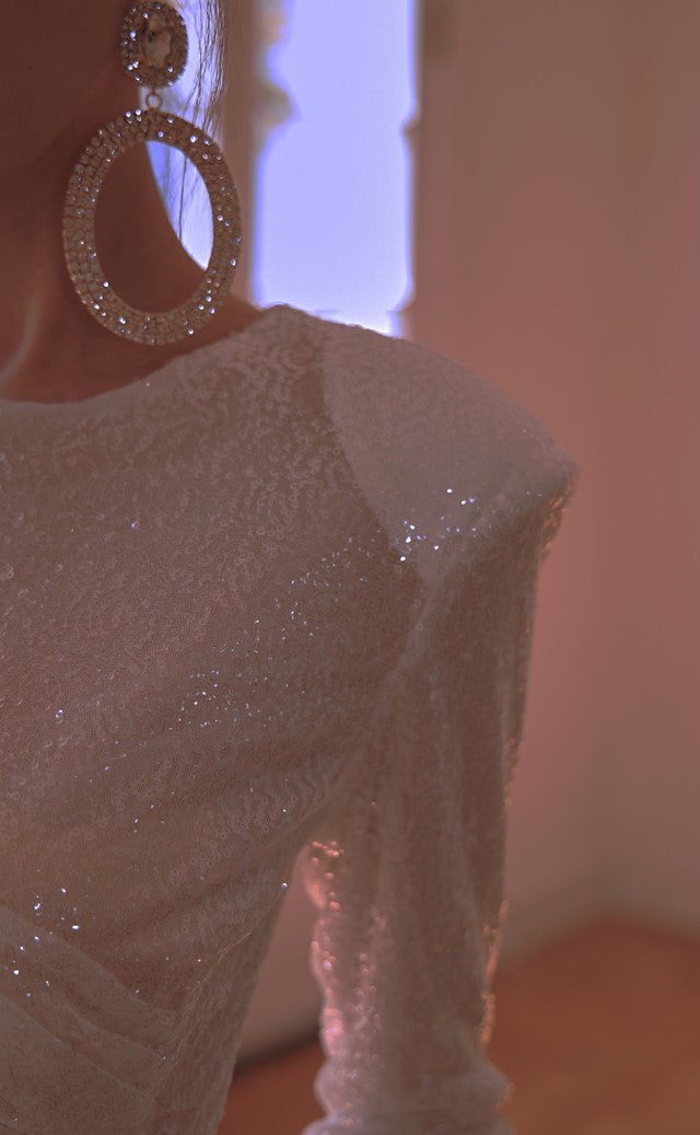 DOLLY Luxury Full Diamond Round Chic Earrings-GRACE