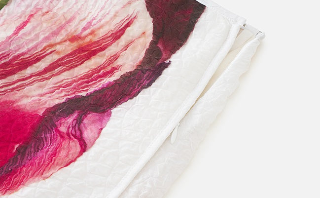 ZHUCHONGYU floral A-line airy printed skirt and top outfit set-ANZU.