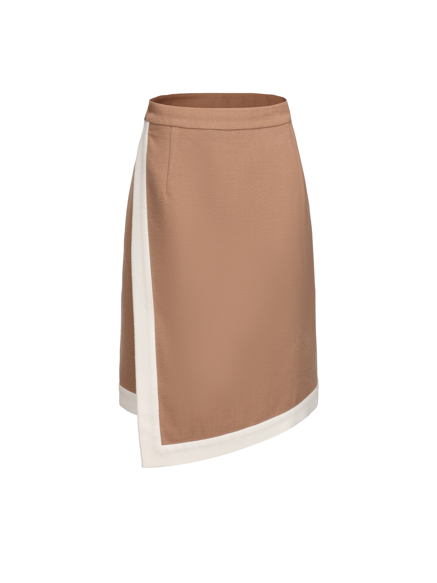 ATELIER MISS LU Wind Irregular Sheep Wool Blend Skirt - PORCH.