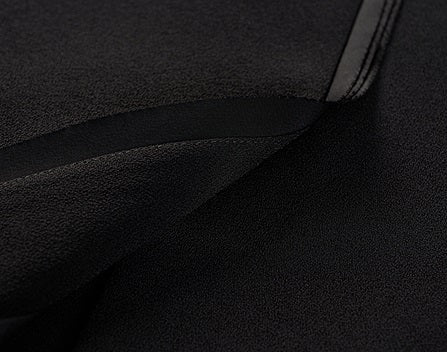 COMME MOI Lu Yan Designer New Women's Acetate V-Neck Waist Rope Slim Suit - BAKA.