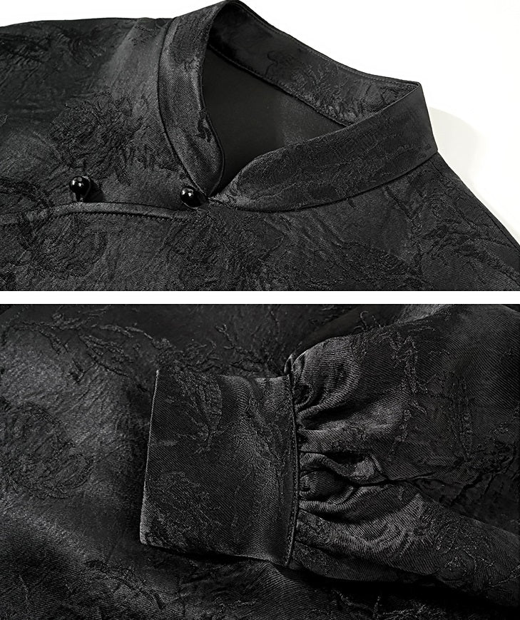 HECO Vinegar Peony Handmade Beaded Embroidered Tops Women - MERCY.