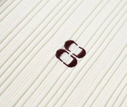 COMME MOI Lu Yan designer new women's Henry collar wool base T-shirt - PRIDE.