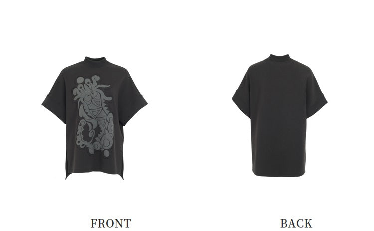 ZHUCHONGYUN dragon designed short-sleeved top-HUGH.