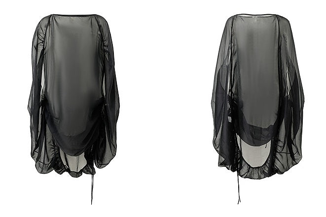 ZHUCHONGYUN pleats loose volume black blouse-RYUK.