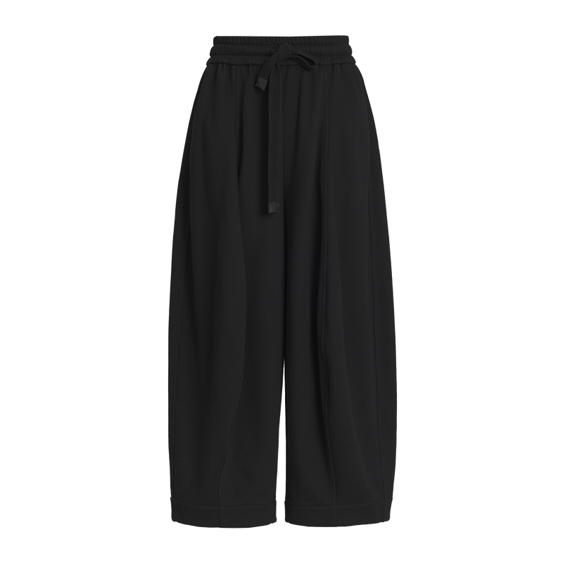 ZHUCHONGYUN High Neck Loose pant and Sweatshirt outfit set -MATOU.