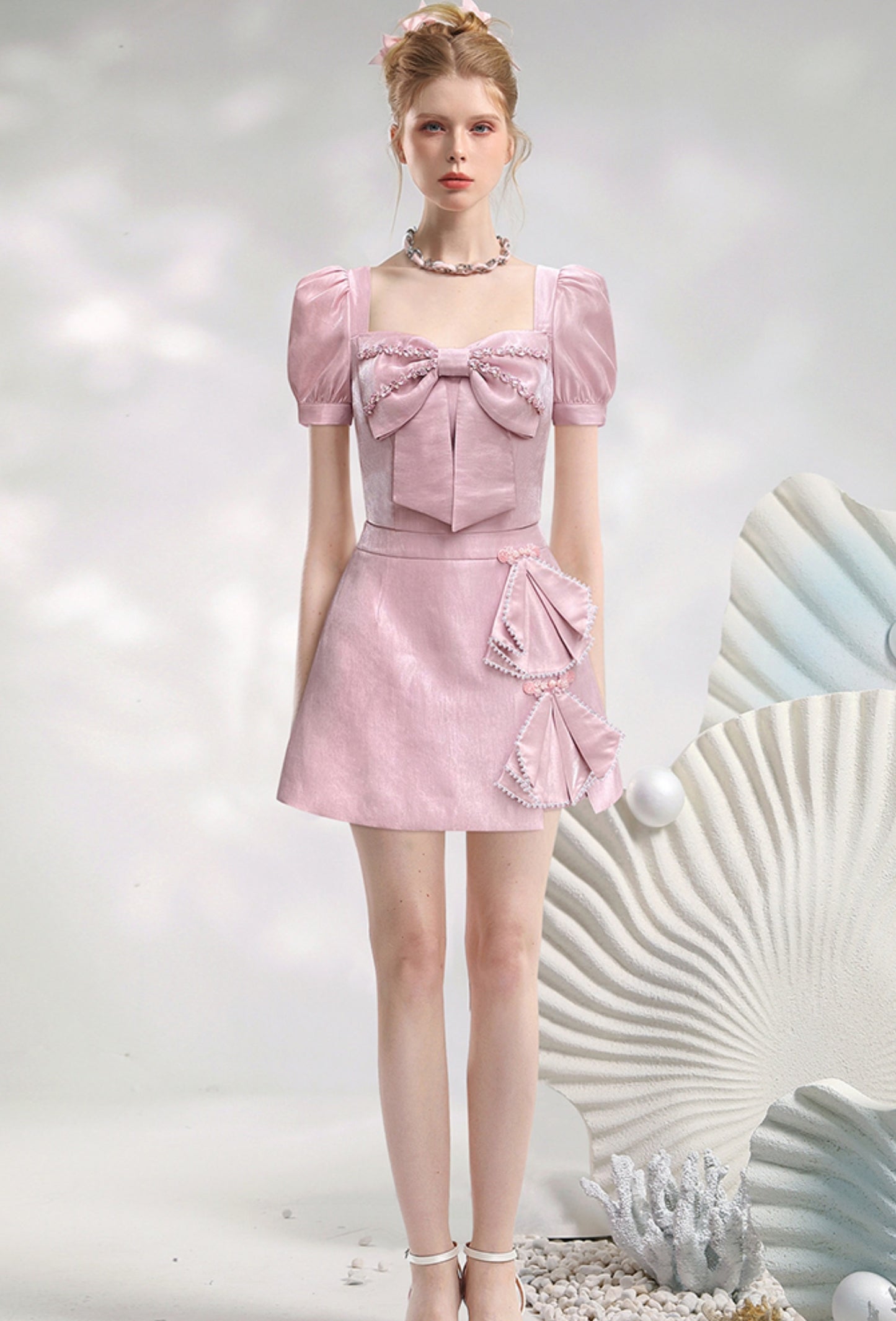 CHECOCRE Stubble French Romantic Celebrity Temperament Suit Skirt - ABRUPT.