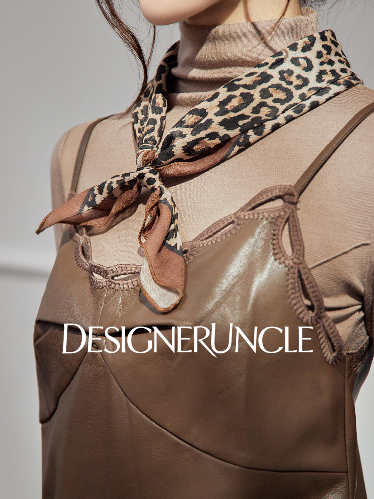 DGU "Wind Hidden Woman" maroon suspender layered slimming layered top - LAYE.