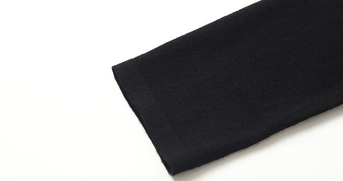 ZHUCHONGYUN black sheep wool slim long knitted dress--SIMI.