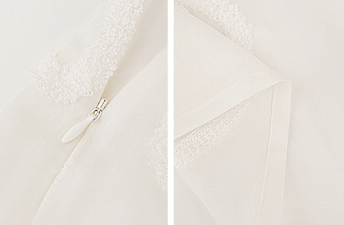 HECO Chinese high-end summer temperament love embroidered skirt - PHYSIC.