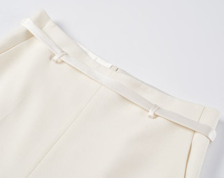 COMME MOI Lu Yan designer's new wool slimming wide-leg pants - ZARIA.