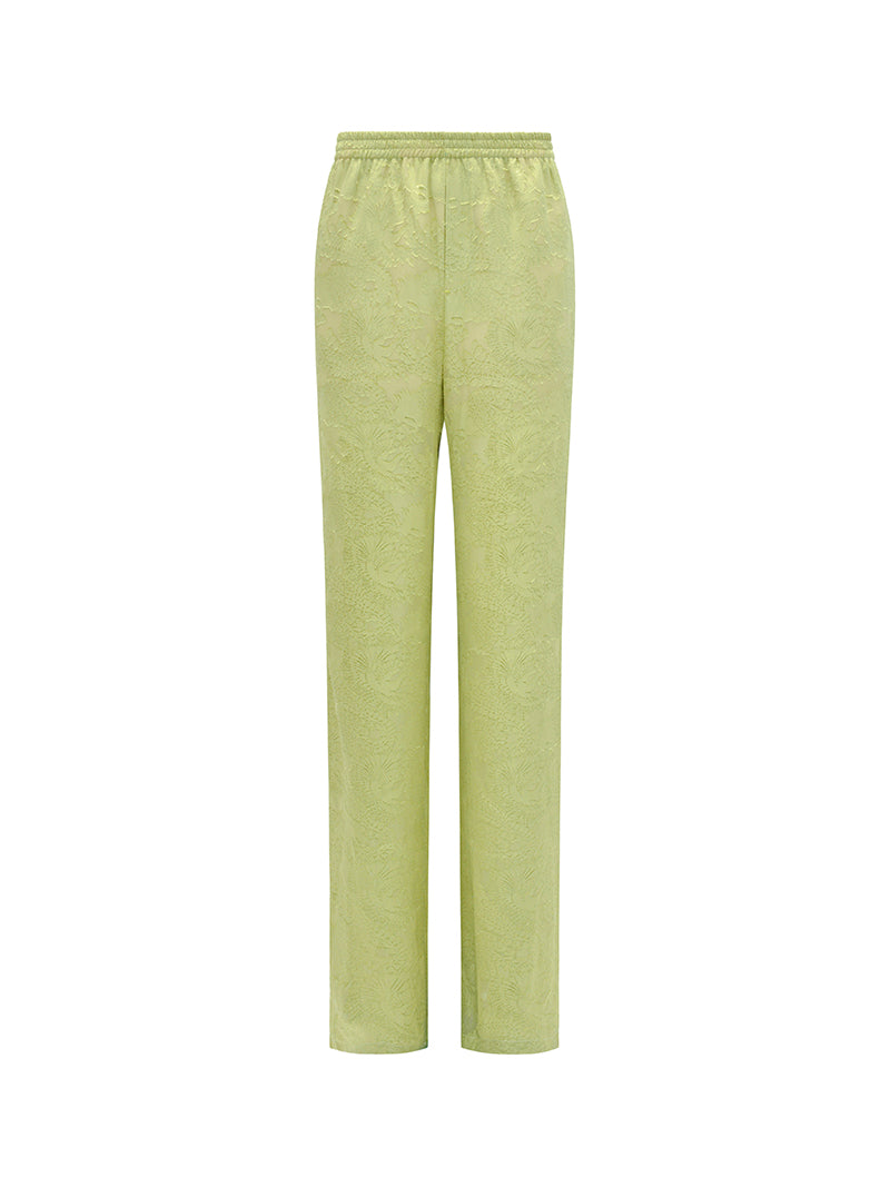 M essential Mackay designer lace embroidered stand-up collar waistcoat top pants set - Tloe