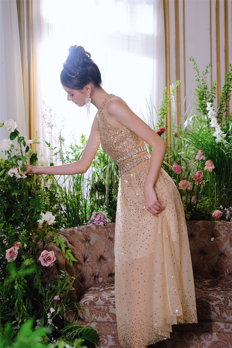 Wardrobes by Chen Luxury Light Crystal Diamond Tassel Earrings-Dudu