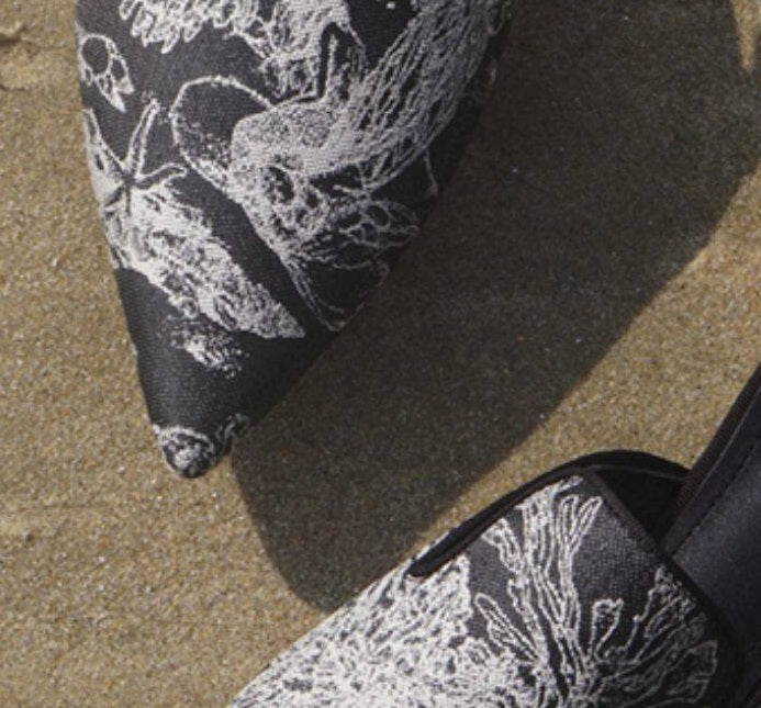 B-FEI flat pointed toe casual semi-support slippers-LAUF.