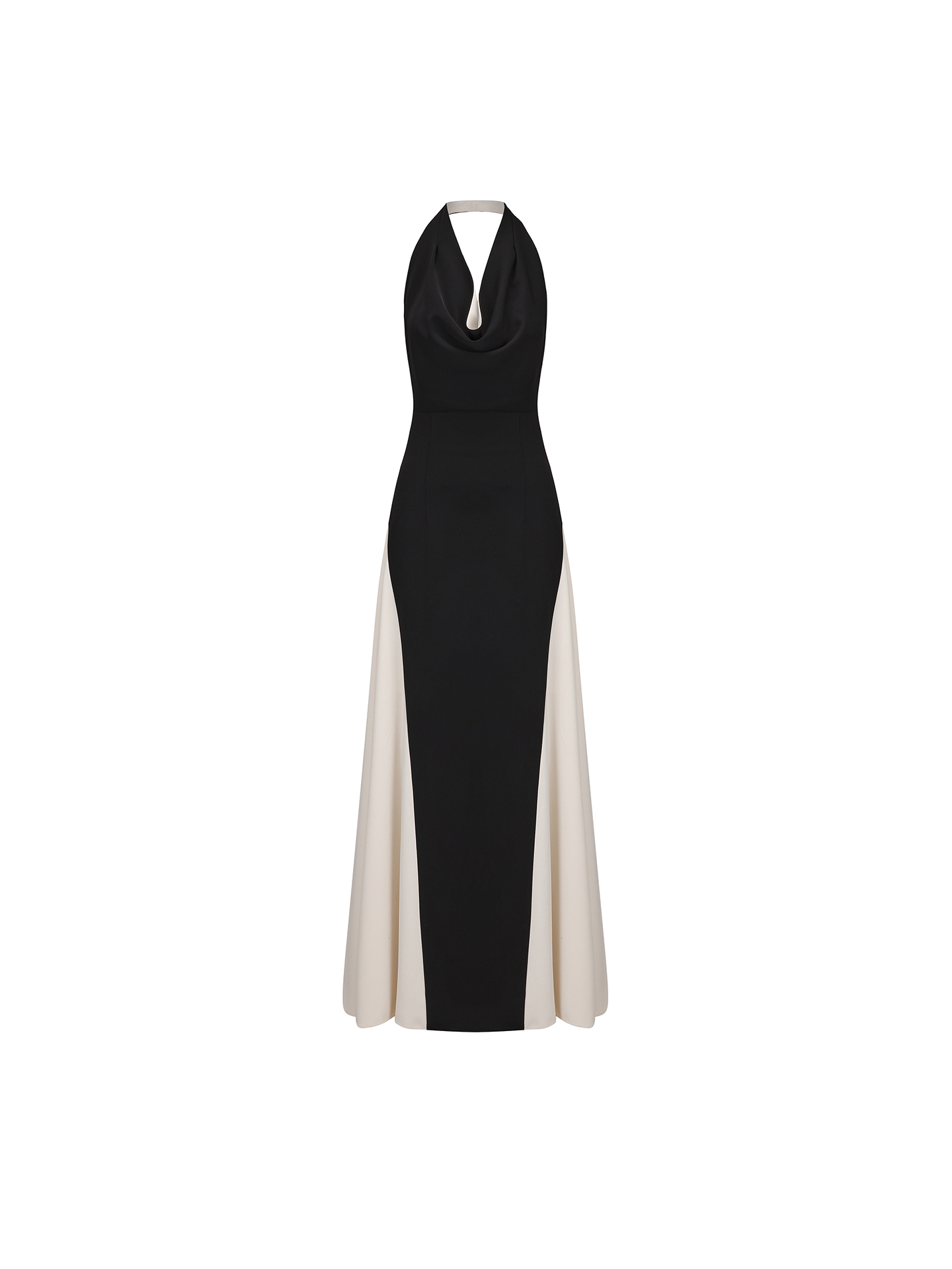 AtelierMissLu Open Back Large Swing Dress Long Skirt - LEVI.