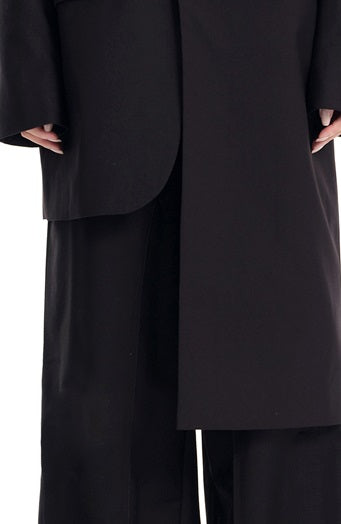 TINY IN women's midi irregular blazer-ZAKI