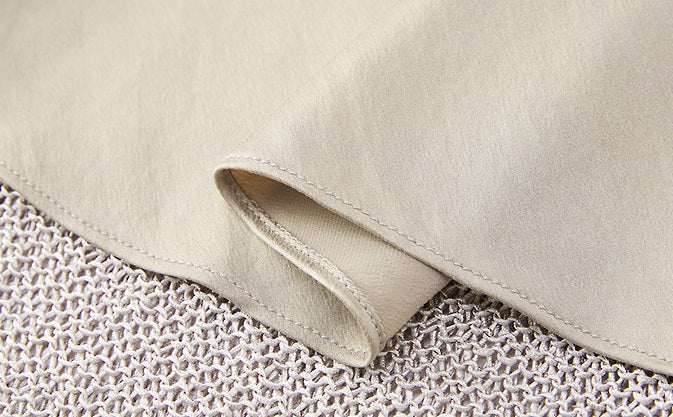 ZHUCHONGYUN fringed hem slim straight mid-length skirt set-FLAYER.