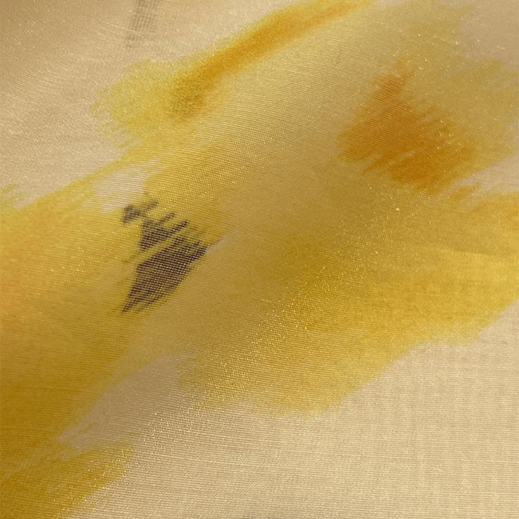 Aconiconi Warm French Printed Lace A-line Swing Resort Dress- Orange Blossom