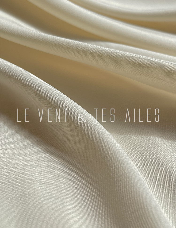 LE VENT&TES AILES Luxury off-Shoulder Lace Jacquard 3d Detailing white Dress- ZORA