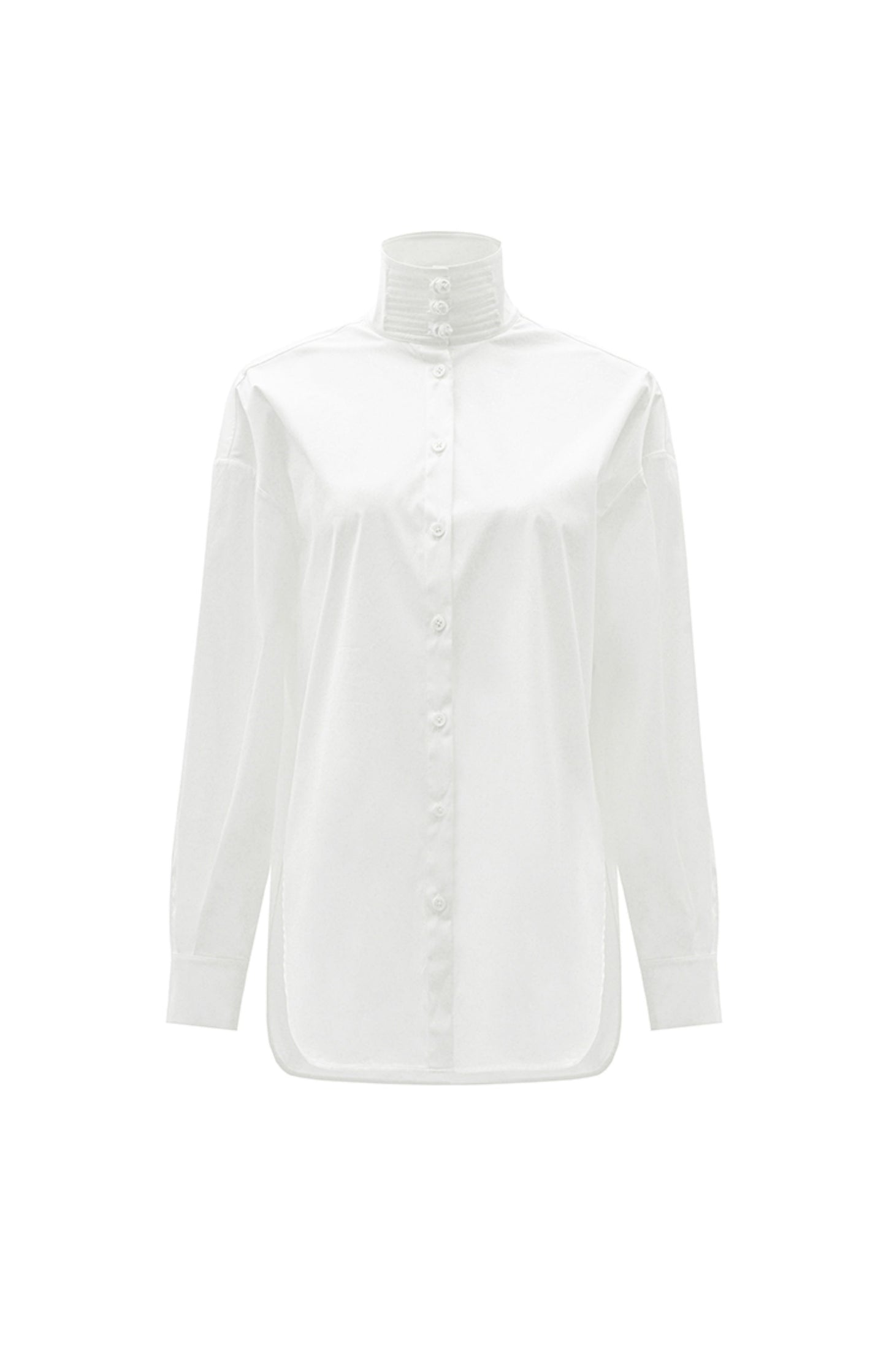M essential Mackay designer fat jacquard wrapped around two stand-up collared shirts - LIGHT.