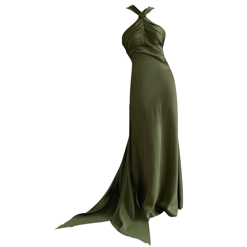 GOUDIN Toast party performance dignified long skirt dress-JAGNA.