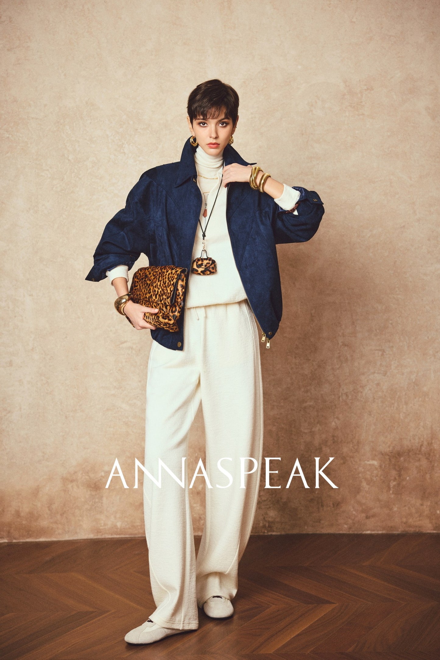 ANNASPEAK sweatshirt banana pants set-CHRIS.