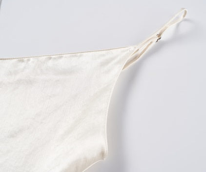 COMME MOI Lv Yan designer summer full acetate texture fashion V-neck suspenders - RICK.