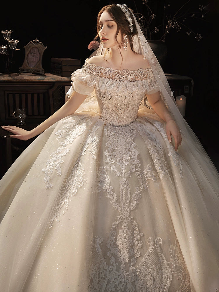 high quality lace dresses Anewsta White Elegant Lace Maxi Dress Wedding Guest Women Formal Gowns Asymmetrical Hem Stand Collar Long Sleeve Regular Fit Bodycon,S