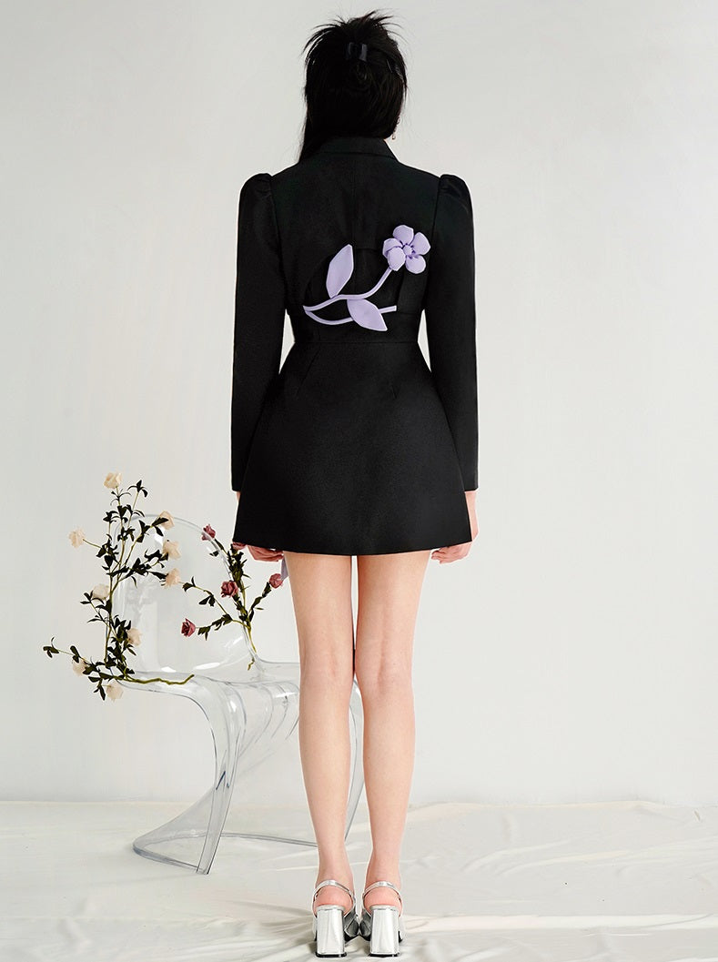 CHECOCRE Stubble Temperament Daily Simple Professional Commuter Suit Dress -ADAM