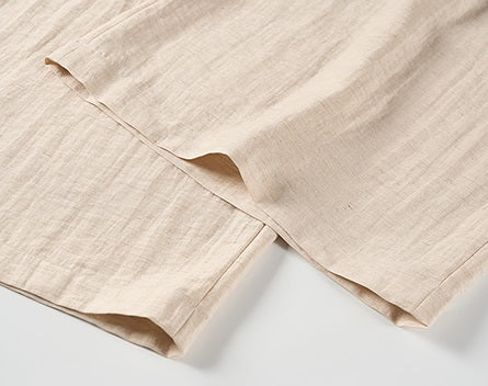 COMME MOI summer high-waisted double pleated wide-leg pants - LEVI.