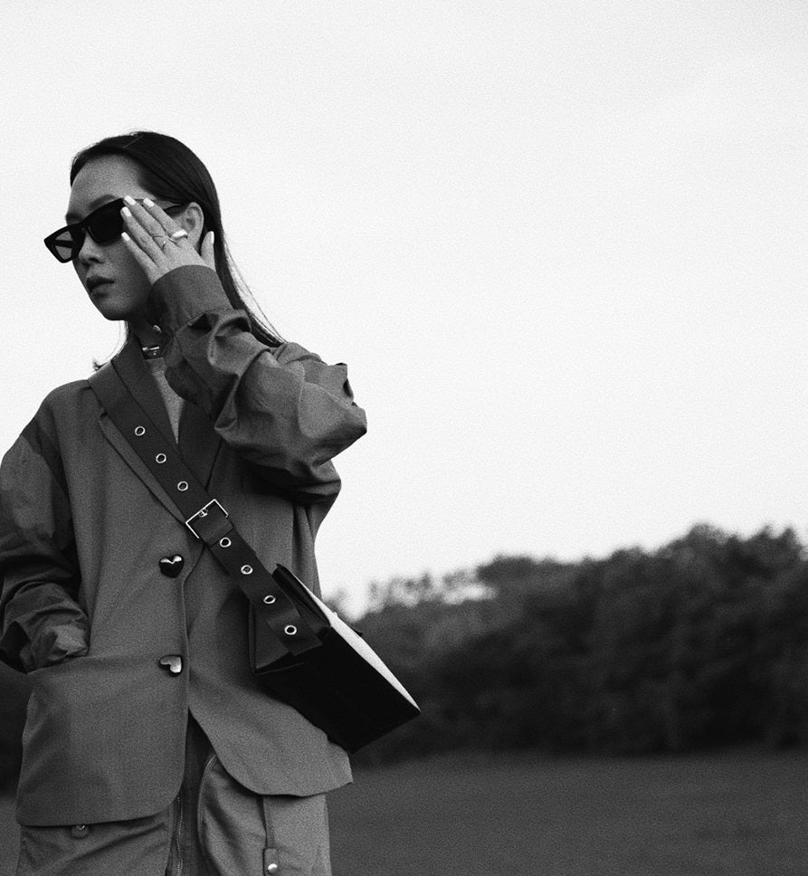 IUBALLET vintage pouch triangle belt buckle Bag - HEALTH.