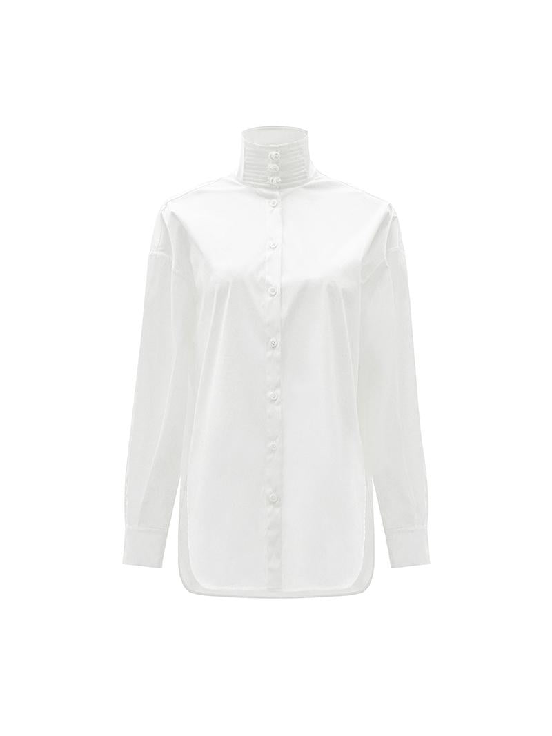 M essential Mackay designer pastel bue disc button placket shirt pant top set - sept.