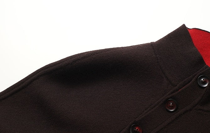 ZHUCHONGYUN double-sided loose crewneck wool knit top and pant set- PIN.