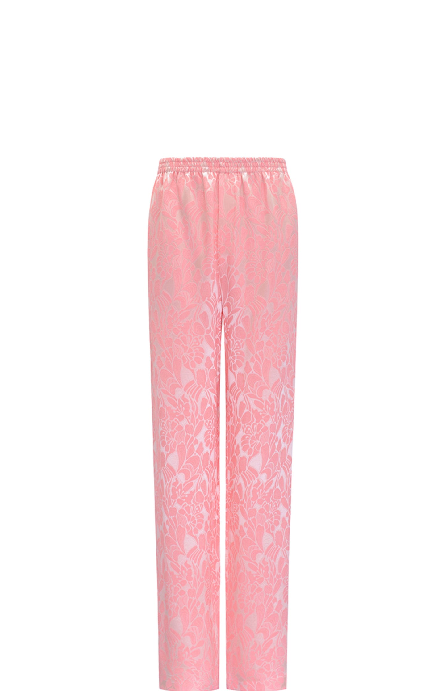 M essential Mackay designer lime jacquard stand-up collar loose top - JAMES.