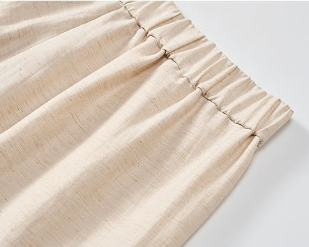 COMME MOI Summer Pleated Elasticated Wide-leg Pants - MOSES.