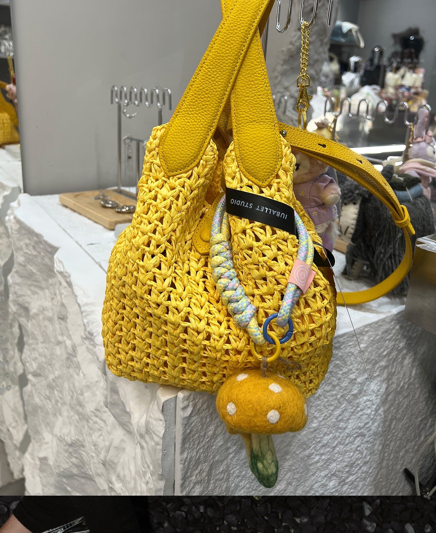 IUBALLET hand-woven vegetable basket bag - AGENDA.