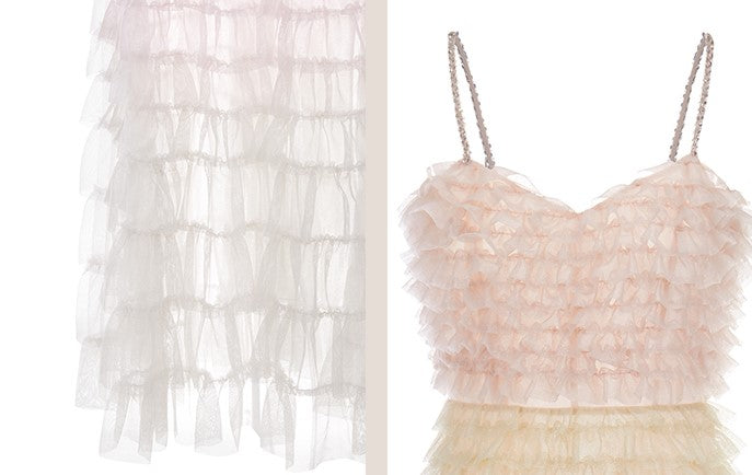 Wardrobes by Chen High-end Sleeveless Diamond Chain Princess Dress-Nia