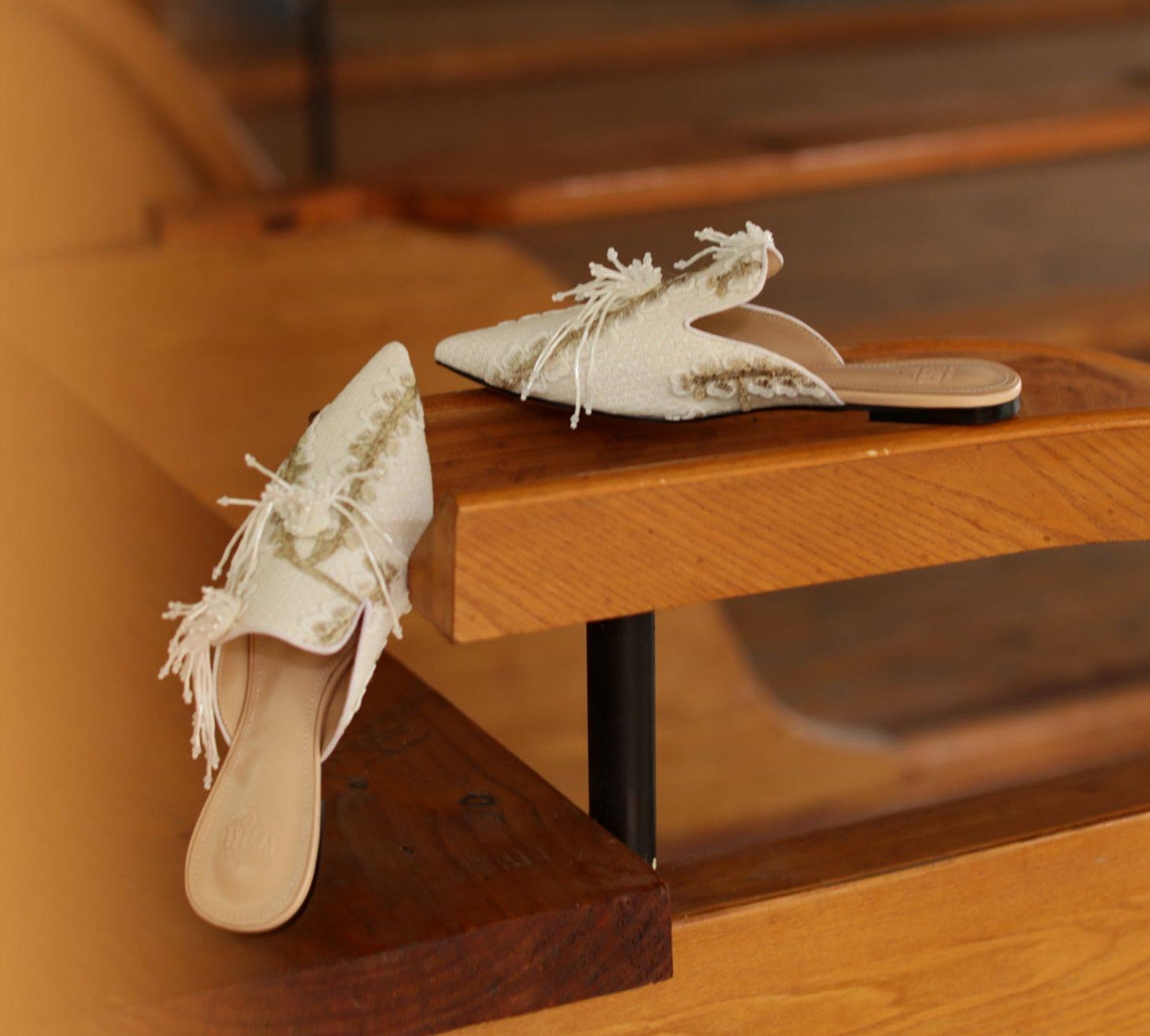 B-FEI Stylish French Pointed Toe Slippers-QWAN.
