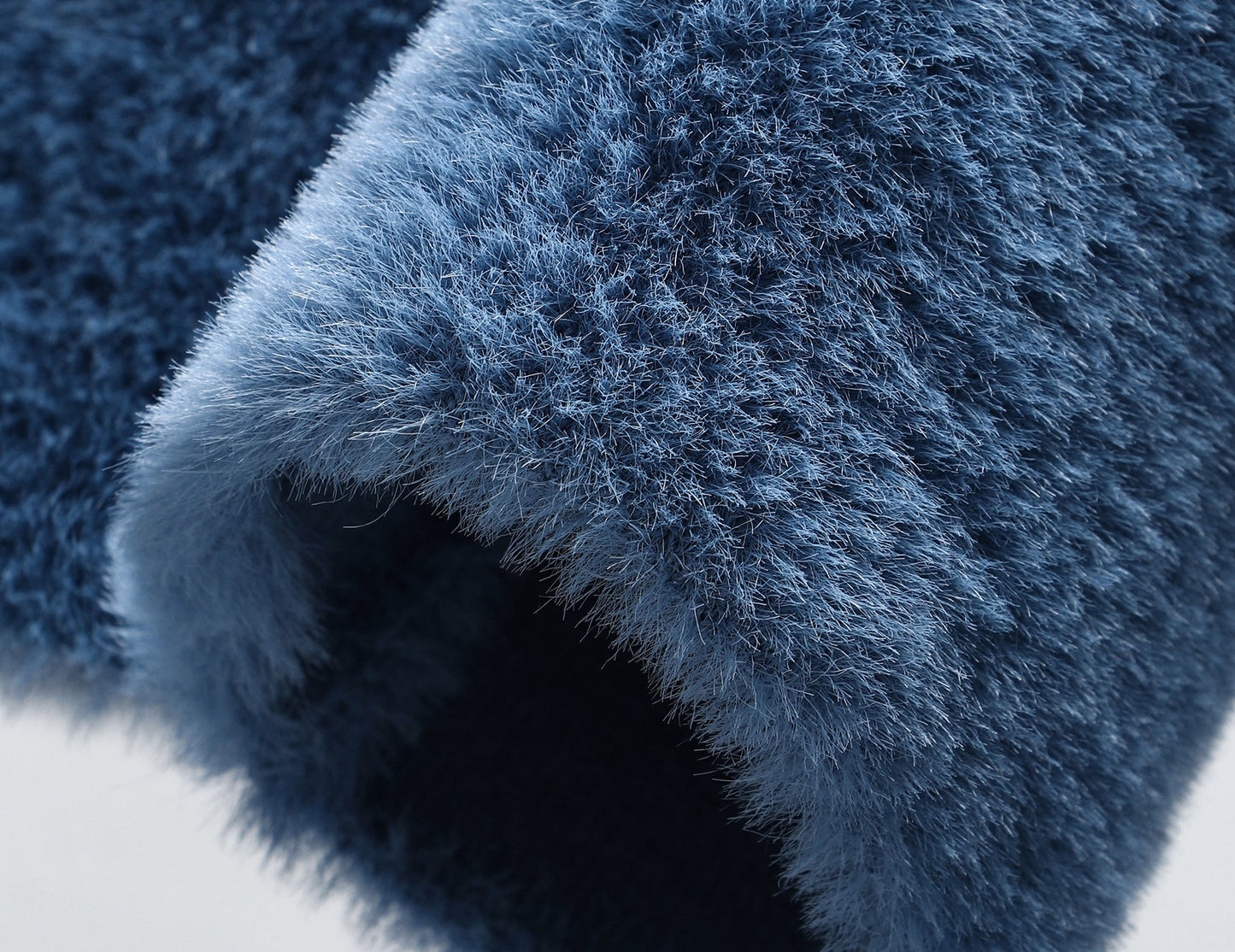 WANGXO | Ultimate Fluffy Mink Hair Texture Lazy Soft Cardigan, Matching Vest & Elegant Fishtail Skirt Set- KIMI ?