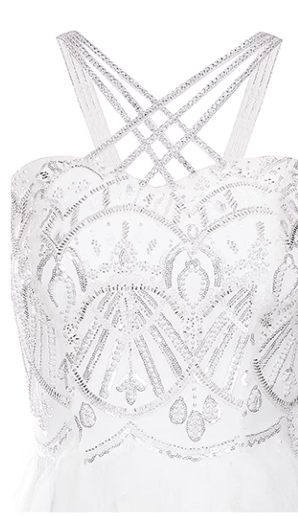 Wardrobes by Chen Luxury Whitebridal Feather Slit Dinner Dress-Ammy